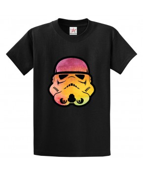 Trooper Helmet Classic Unisex Kids and Adults T-Shirt for Sci-Fi Movie Fans